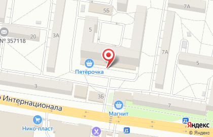 Магазин Балахоновский мясокомбинат на улице 3 Интернационала на карте