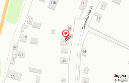 Автомастерская на Октябрьской улице на карте