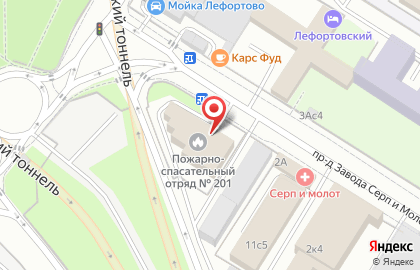 Пожарно-спасательный отряд №201 на карте