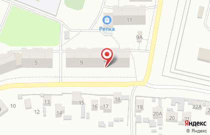 Адвокатский кабинет №381 на улице Репина на карте