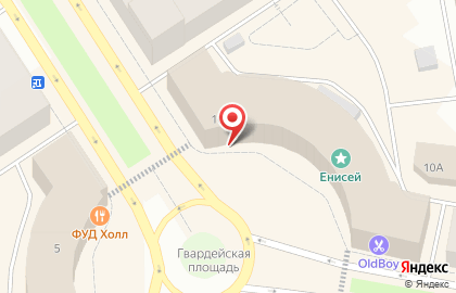 ТЦ Енисей в Красноярске на карте