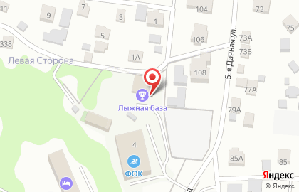 Лыжная база Сгюа на карте