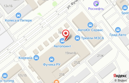 Оптово-розничная фирма Автоснаб в Фрунзенском районе на карте