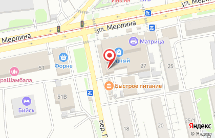 Банкомат ВТБ в Барнауле на карте
