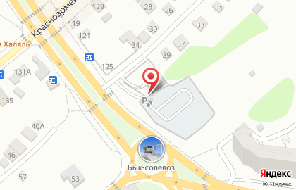 Автостоянка на Ростовской, 41Б на карте