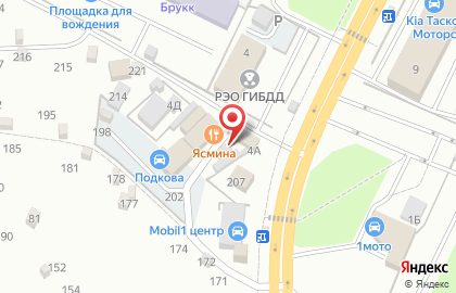 Автокомплекс Подкова на карте