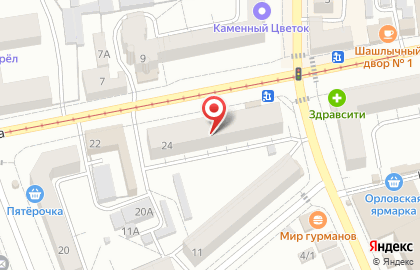 Многопрофильная фирма ТМК в Железнодорожном районе на карте
