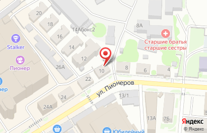 Кафе Юрта в Октябрьском районе на карте