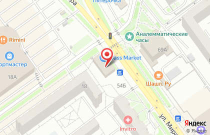 Вегас на улице Мира на карте