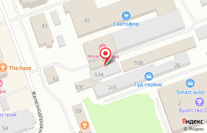 Торгово-установочная компания Usave на Железнодорожной улице на карте