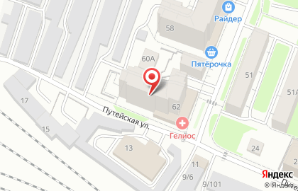Торгово-монтажная компания Артель на улице Челюскинцев на карте