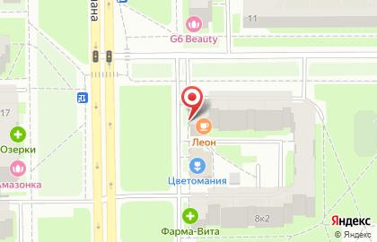 Продовольственный магазин на улице Партизана Германа на карте