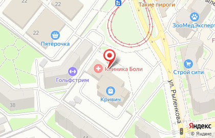 Школа танцев Фаворит на улице Рыленкова на карте