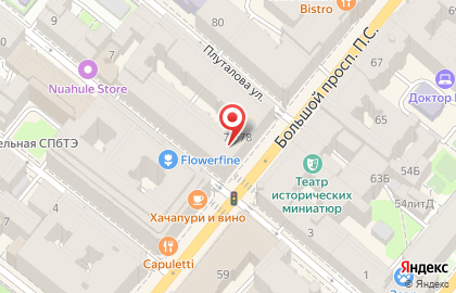 Премьера на Петроградской на карте