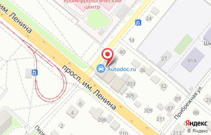 Магазин автотоваров Autodoc на улице Молодогвардейцев на карте