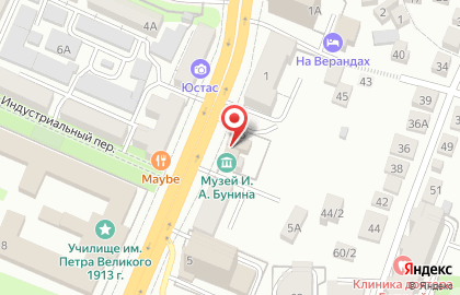 Музей им. И.А. Бунина Воронежский областной литературный музей им. И.С. Никитина на карте