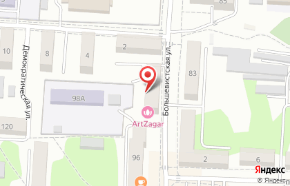Корона-сервис на Большевистской улице на карте