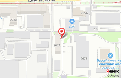 Общежитие на Байкальской улице на карте