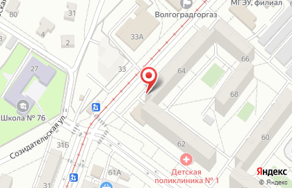 Парикмахерская в Волгограде на карте
