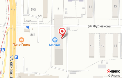 Продовольственный магазин Персик в Калининском районе на карте