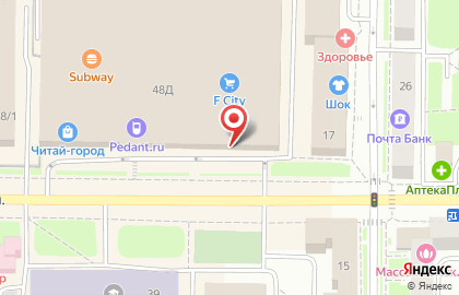 Салон связи МегаФон на Учебной улице на карте