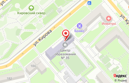 Средняя общеобразовательная школа №22 на улице Кирова на карте