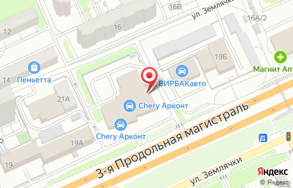 Билборды (6х3 м) от РГ Дрим в Дзержинском районе на карте