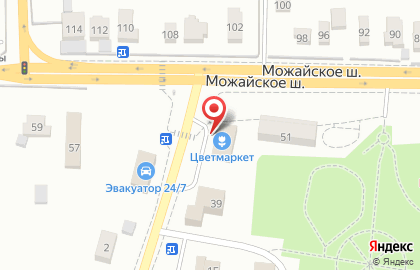 Магазин Городская База Цветов в Голицыно на карте