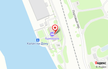 Гостиничный комплекс Адмирал в Портовом переулке на карте