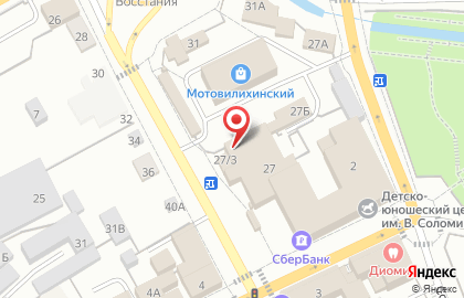 Компания по аренде помещений в Мотовилихинском районе на карте