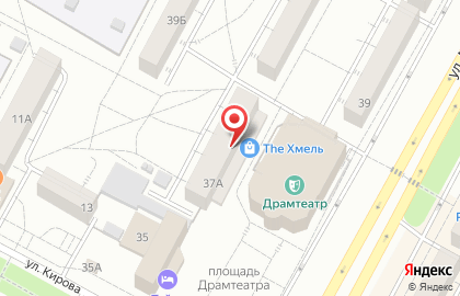 Магазин разливных напитков The Хмель в Центральном районе на карте