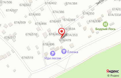 Лыжная база Елочка на карте