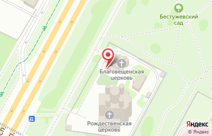 Приход Благовещенской Пискарёвской Церкви на карте
