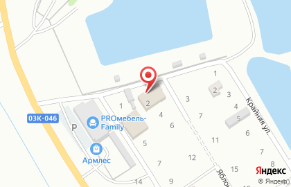 Торговая компания ЕвроОкна на ​Яблоневой на карте