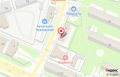 Многопрофильная фирма Фотоцех на улице Чкалова на карте