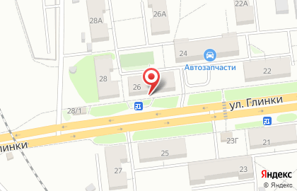 Продуктовый магазин в Красноярске на карте