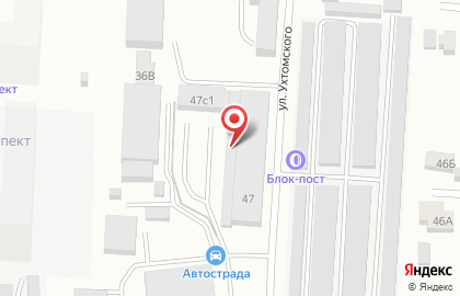 Окна будущего на улице Ухтомского на карте