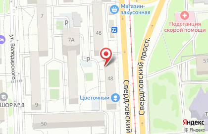Компания по доставке цветов Цветочный на карте