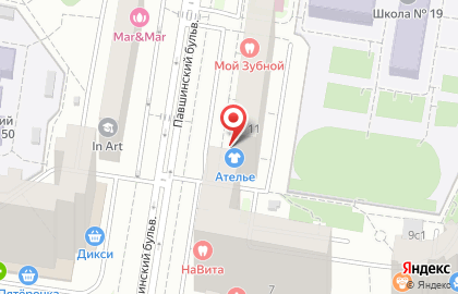 Магазин товаров для праздника Весёлая Затея на Павшинском бульваре на карте