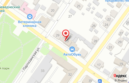 Продуктовый магазин в Красноярске на карте