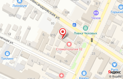 Стоматология 32, стоматологическая клиника в Таганроге на карте