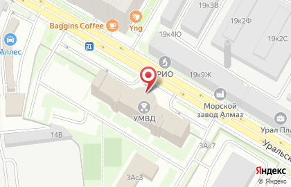 Управление МВД России по Василеостровскому району Следственное управление на карте