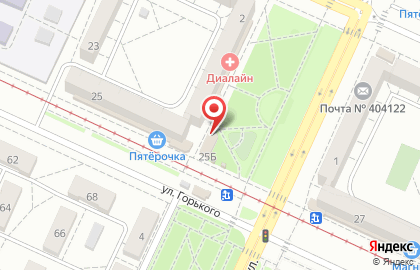 Магазин разливного пива Буфет на улице Горького на карте
