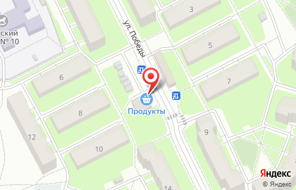 Продовольственный магазин в Санкт-Петербурге на карте
