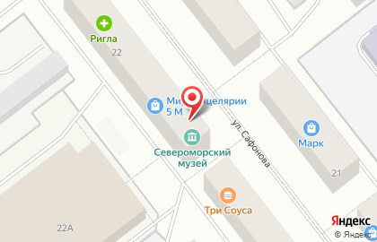 Магазин Пять М на карте