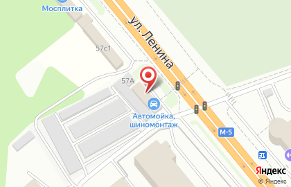 Автомойка и шиномонтаж на улице Ленина на карте