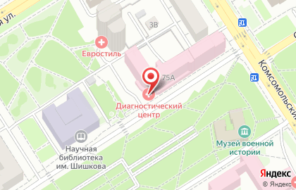 Аптека Алтая на Комсомольском проспекте на карте