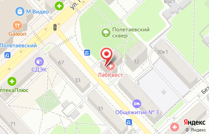 Интернет-магазин ABC.ru на улице Полетаева на карте