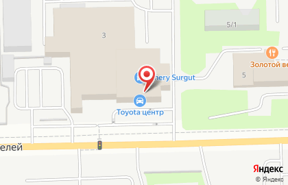 Автосалон Тойота Центр Сургут на карте