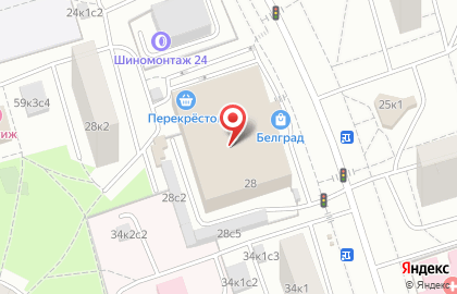 Салон Европа в Южном Орехово-Борисово на карте